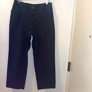 -Women's Riders Black Stretch Pants 12P AS IS